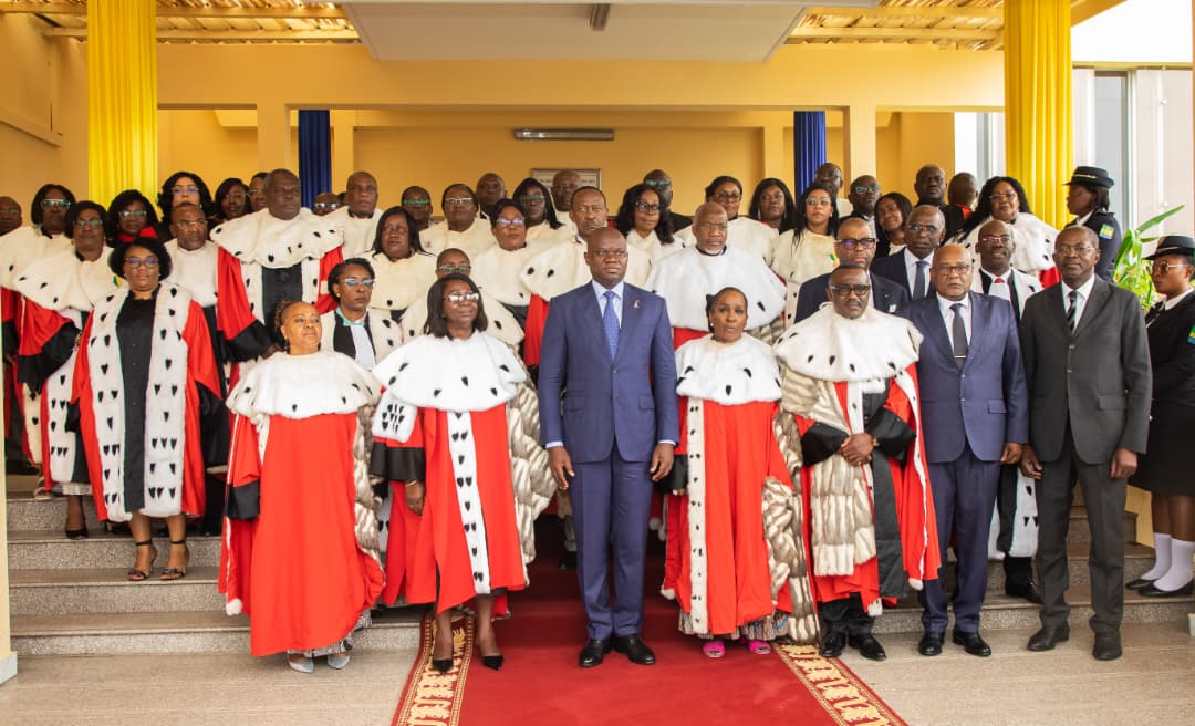 Le Président Oligui à l'Audience solennelle de la rentrée des Cours et Tribunaux 2025-2026